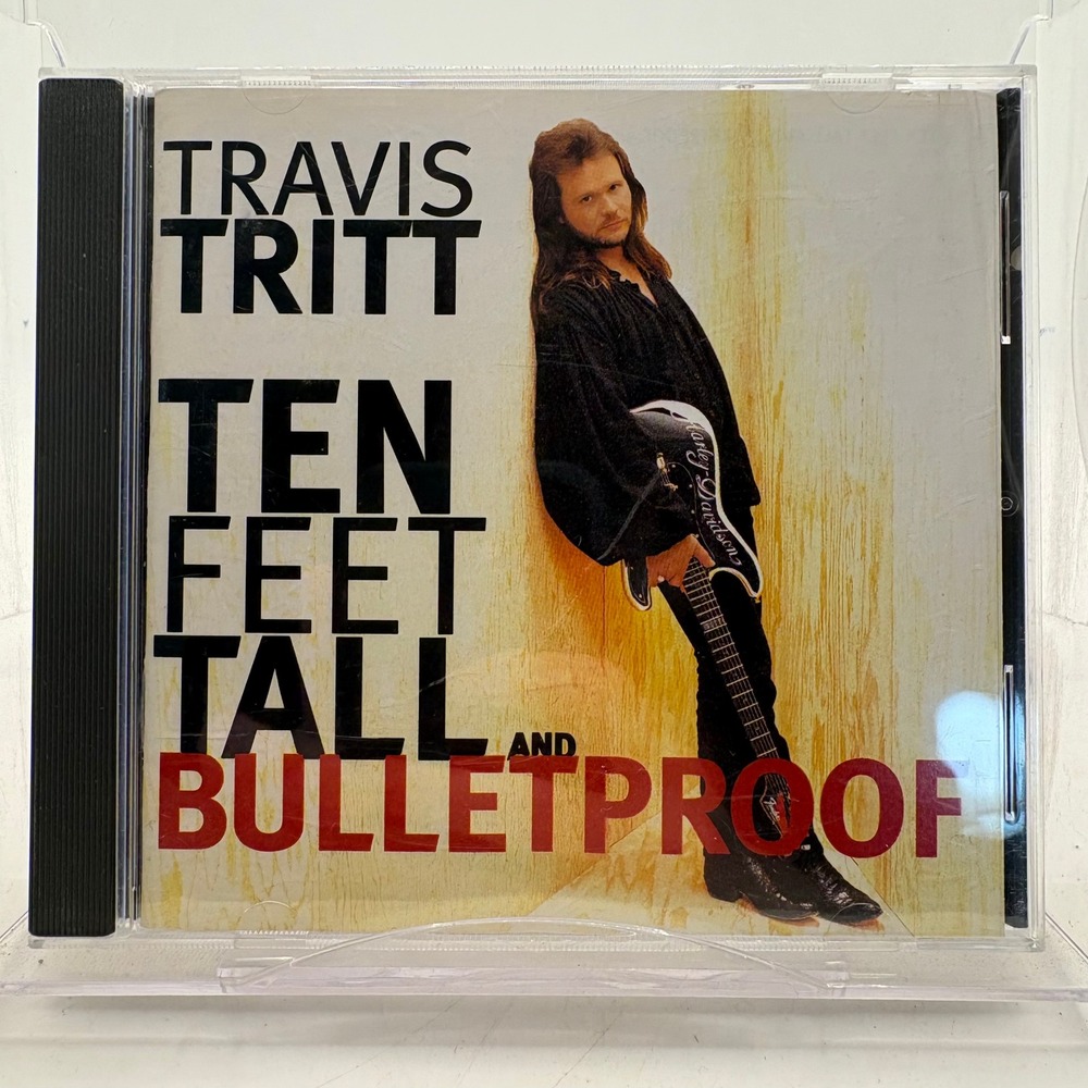Travis Tritt Ten Feet Tall and Bulletproof CD 1994 Warner Bros 9362-45603-2